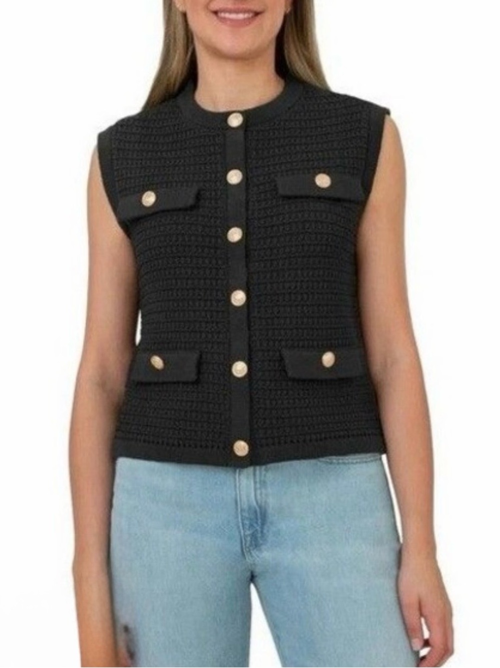BLANKNYC TEXTURED VEST NEW WITH TAG